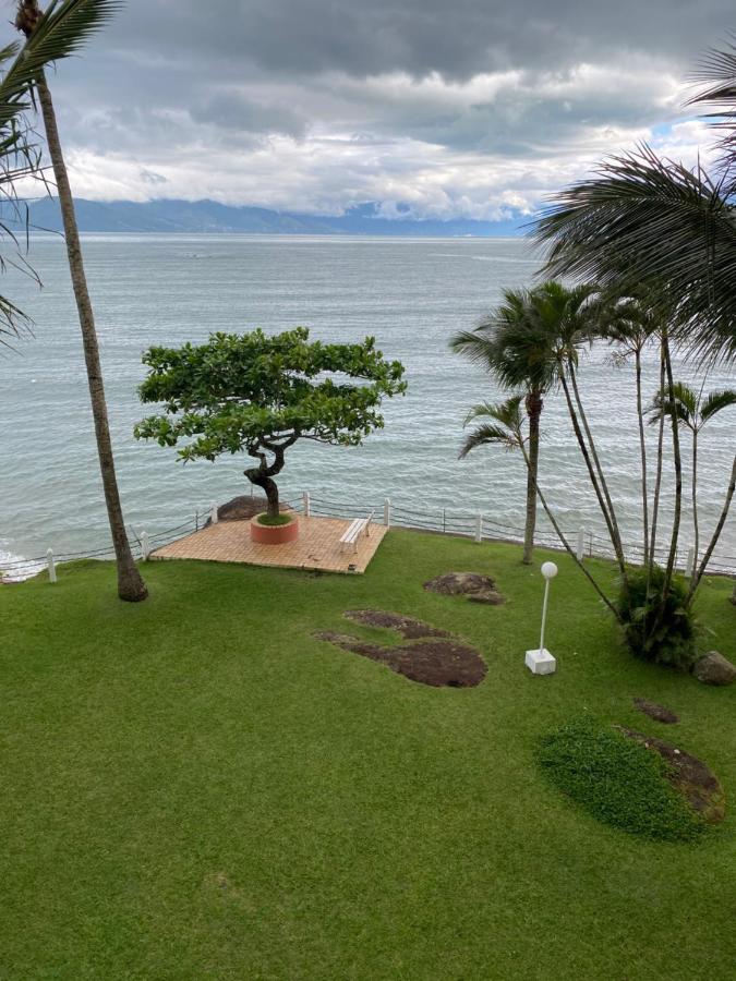 Apartamento Pe Na Areia Caraguatatuba Exteriör bild